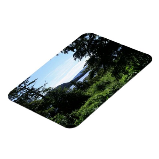 アラスカ景観美しいアラスカ写真 マグネット (左側)