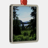 アラスカ景観美しいアラスカ写真 メタルオーナメント (右)