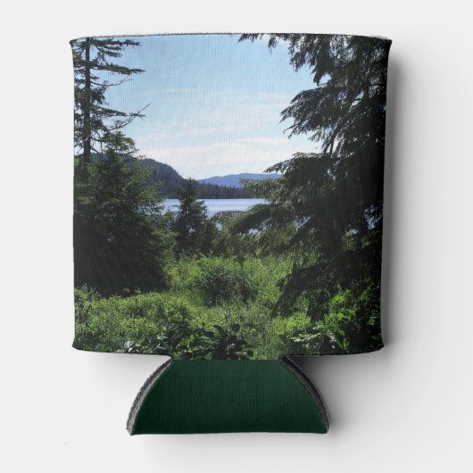 アラスカ景観美しいアラスカ写真 缶クーラー (正面)