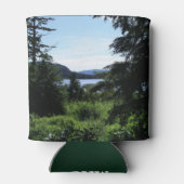 アラスカ景観美しいアラスカ写真 缶クーラー (裏面)