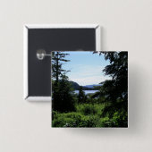 アラスカ景観美しいアラスカ写真 缶バッジ (正面&裏面)