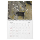 アラスカ暦の鳥 カレンダー (3月 2026)