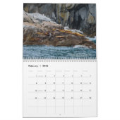 アラスカ暦 カレンダー (2月 2026)