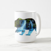 アラスカ最後のフロンティアベア – 15オズ。マグ コーヒーマグカップ (正面右)