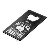 アラスカ最後の辺境 クレジットカード栓抜き (正面アングル)