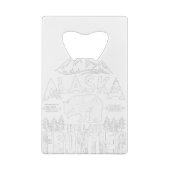 アラスカ最後の辺境 クレジットカード栓抜き (裏面)