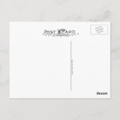 アラスカ森林火災1940年代 ポストカード (裏面)