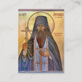 アラスカ正教会の殉教少年祈りの言葉カード プレイスカード (正面)