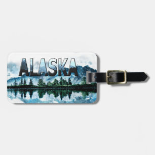 アラスカ水彩山水 ラゲッジタグ