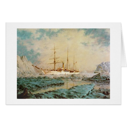 "アラスカ水"のポールMcGehee "USRC "くまのカード (正面横)