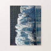 アラスカ氷河の写真 ジグソーパズル (縦)