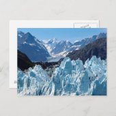アラスカ氷河ベイの風景の写真 ポストカード (正面/裏面)
