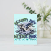 アラスカ氷河ベイ国立公園 ポストカード (スタンド正面)