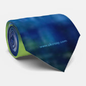 アラスカ氷河反射ネックタイ ネクタイ (ロール)
