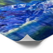 アラスカ氷河反射 ポスター (角)