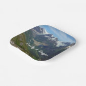 アラスカ氷河彫刻の谷 ペーパープレート (傾斜あり)