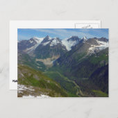 アラスカ氷河彫刻の谷 ポストカード (正面/裏面)