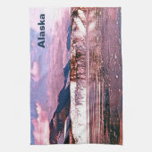 アラスカ氷河 キッチンタオル (縦)