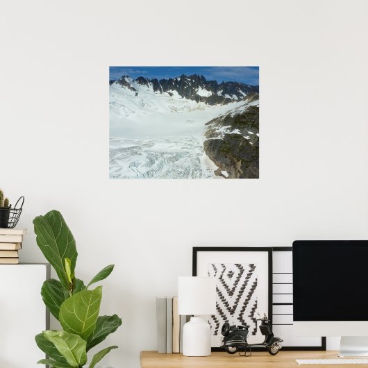 アラスカ氷河 ポスター (ホームオフィス)