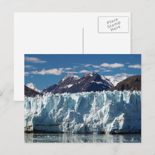 アラスカ氷河 ポストカード (正面/裏面)