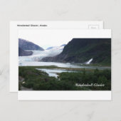 アラスカ氷河 ポストカード (正面/裏面)