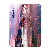 アラスカ氷河 マグネット (縦)