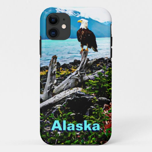アラスカ沿岸のハゲのワシ Case-Mate iPhoneケース (裏面)