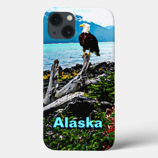 アラスカ沿岸のハゲのワシ Case-Mate iPhoneケース (裏面)