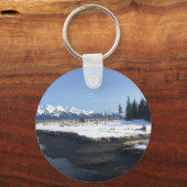 アラスカ沿岸:疑問に思ビーチハイクキーチェーン キーホルダー (正面)