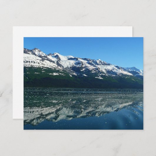 アラスカ海岸線美しい自然写真 (正面/裏面)