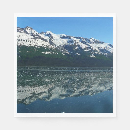 アラスカ海岸線美しい自然写真 スタンダードランチョンナプキン (正面)