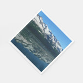 アラスカ海岸線美しい自然写真 スタンダードランチョンナプキン (角)