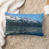 アラスカ海岸線美しい自然写真 ランバークッション (ブランケット)
