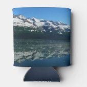 アラスカ海岸線美しい自然写真 缶クーラー (裏面)