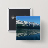 アラスカ海岸線美しい自然写真 缶バッジ (正面&裏面)