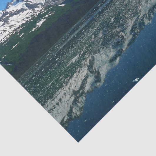 アラスカ海岸線美しい自然写真 薄葉紙 (詳細)