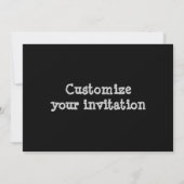 アラスカ海賊の宝の地図 招待状 (裏面)