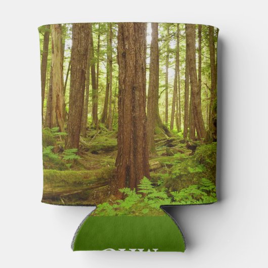 アラスカ温帯雨林 缶クーラー (裏面)