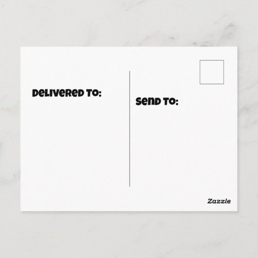 アラスカ湖 ポストカード (裏面)