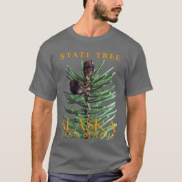 アラスカ準州の樹木 シトカスプルース Tシャツ