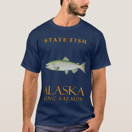 アラスカ準州 フィッシュ ザ キングサーモン Tシャツ