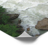 アラスカ滝11x14写真プリント ポスター (角)