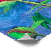 アラスカ牡丹の外観マットポスター ポスター (角)