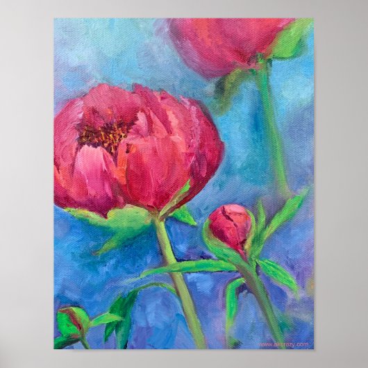 アラスカ牡丹の外観マットポスター ポスター (正面)