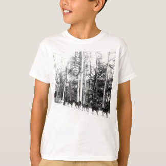 アラスカ犬そり Tシャツ