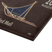 アラスカ犬ぞり郵便切手 カッティングボード (角)