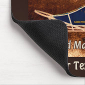 アラスカ犬ぞり郵便切手 マウスパッド (コーナー)