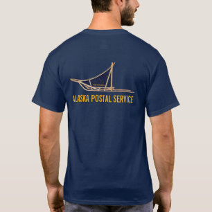 アラスカ犬ぞり郵便運送業者 Tシャツ