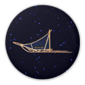 アラスカ犬ぞり郵便 セラミックノブ (正面)