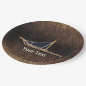 アラスカ犬ぞり郵便 ペーパープレート (アングル)